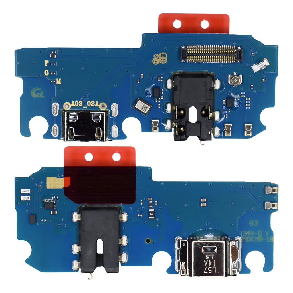 Placa Flex Dock Conector De Carga Turbo Compatível Galaxy A02  A022 M02 Micro-USB Microfone