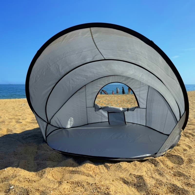 Barraca de praia à beira-mar protetor solar ao ar livre dossel portátil acampamento férias abertura rápida totalmente au
