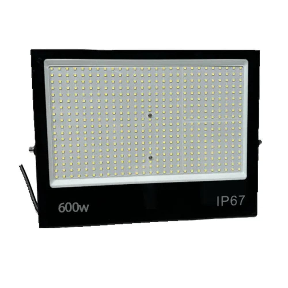 Refletor LED SMD 600W Branco Frio IP67