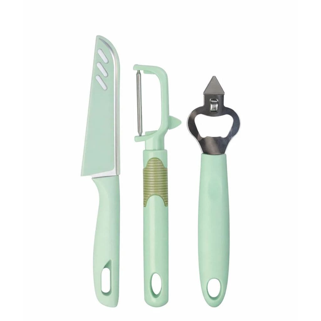 KIt Descascador Plástico e Inox com Abridor e Faca Art House
