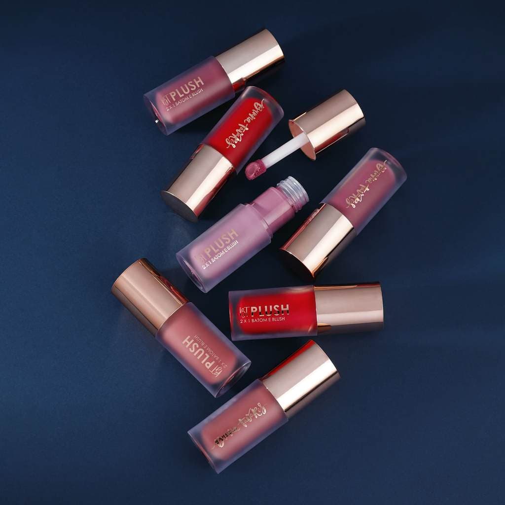 Batom e Blush BT Plush - Bruna Tavares