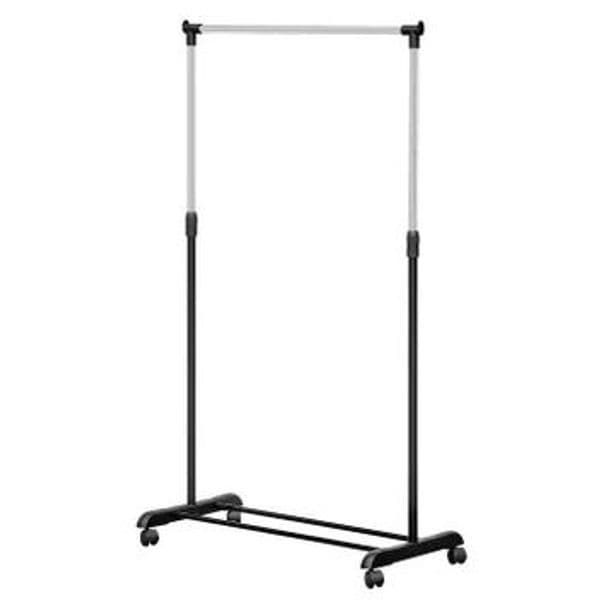 Arara de Roupas Telescópica Ajustável OIVIDA 102x37x138cm