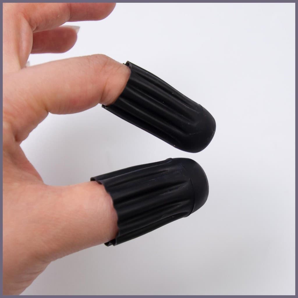 Protetores De Dedo De Crochê 3pcs De Silicone Elásticos Multifuncionais