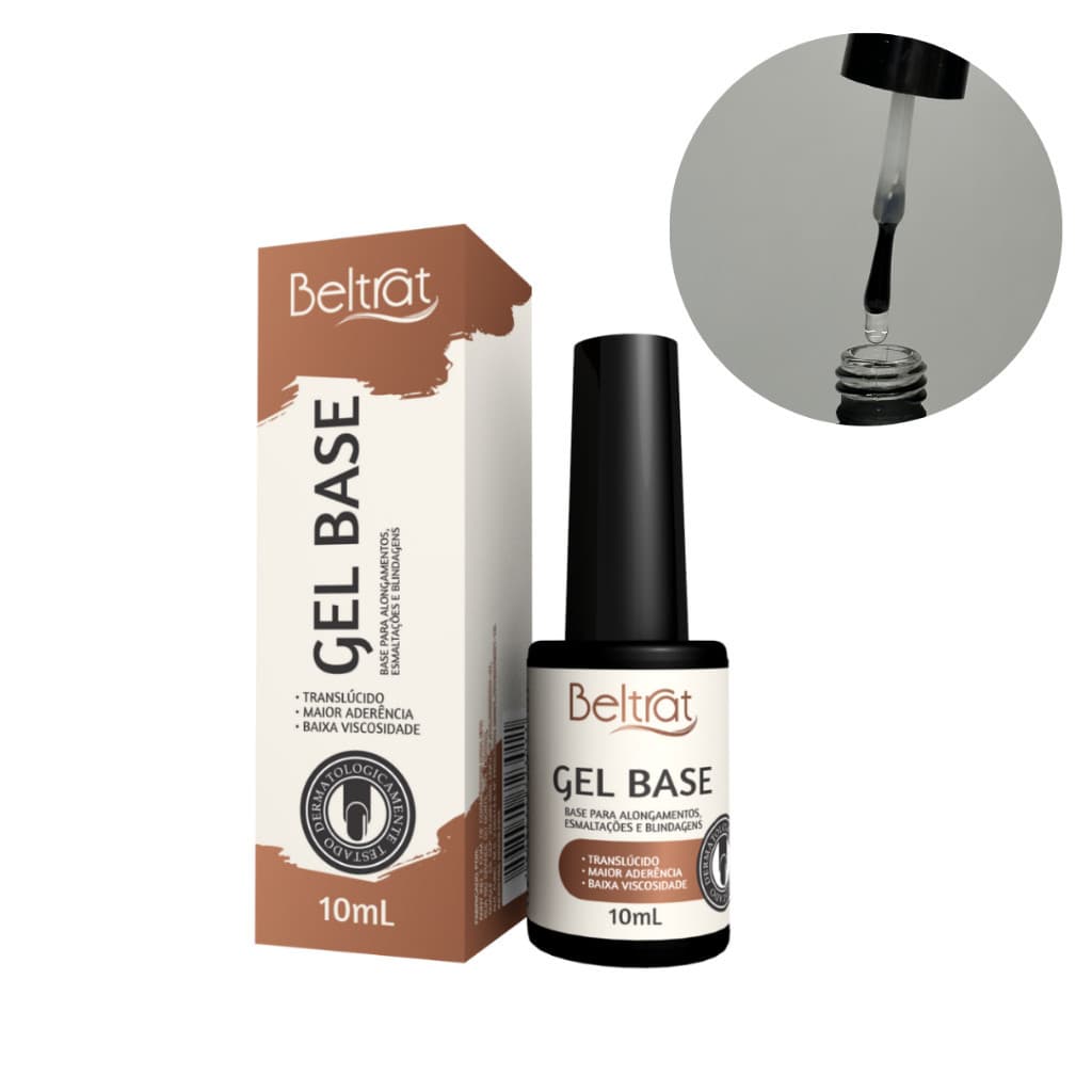 Gel Base Beltrat 10ml Sem TPO Capa Base Blindagem Unhas Banho De Gel Fibra De Vidro Cabine LED UV Clear