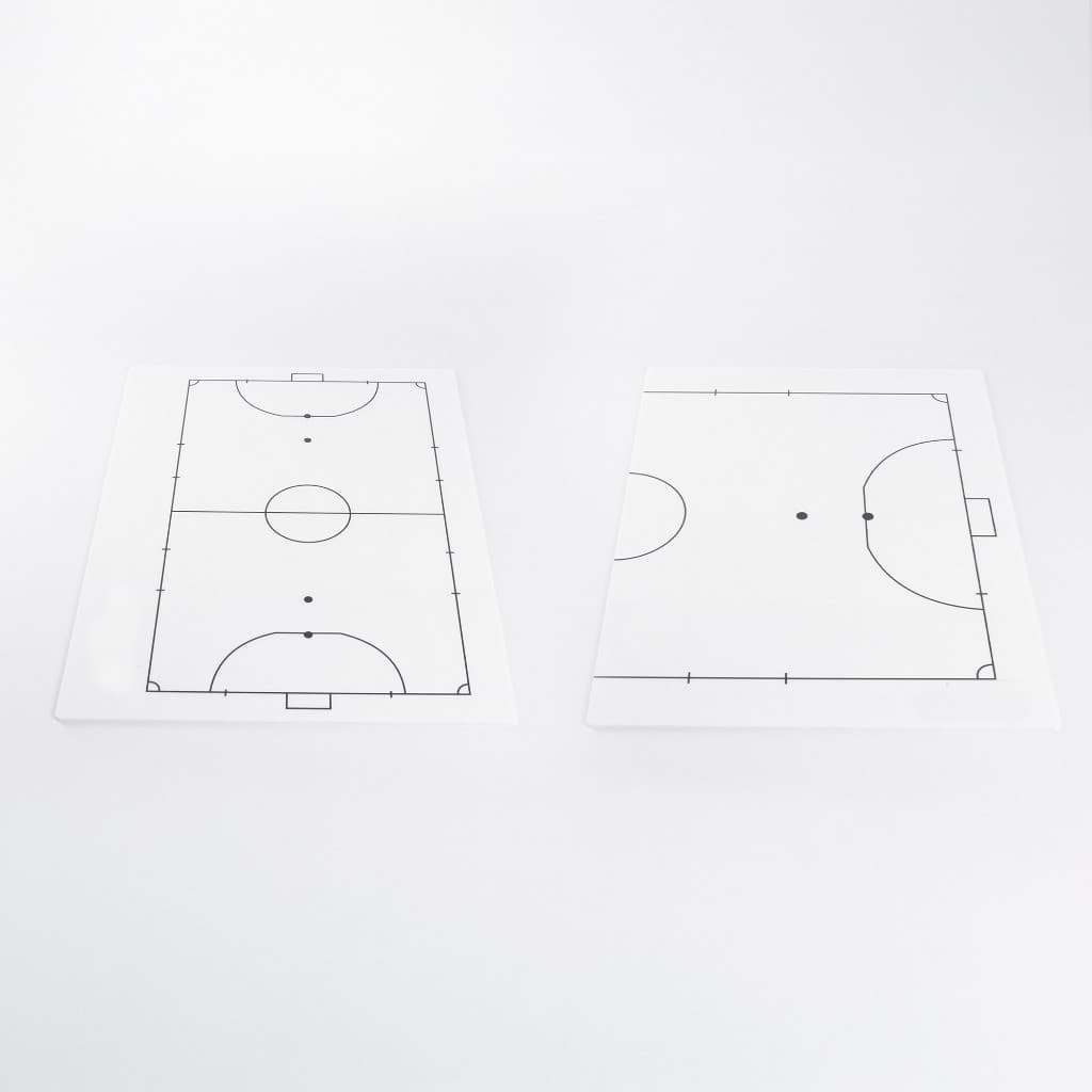 Prancheta Tática Acrílico 2 Faces Esporte Futsal Decoração Enfeite Treino Escola Treinador