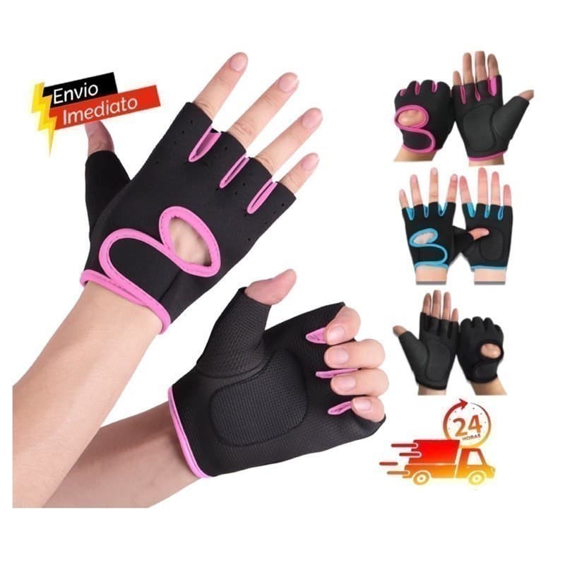 Luva Musculação Academia Antiderrapante Feminina E Masculina Ginástica SWIFT TECH