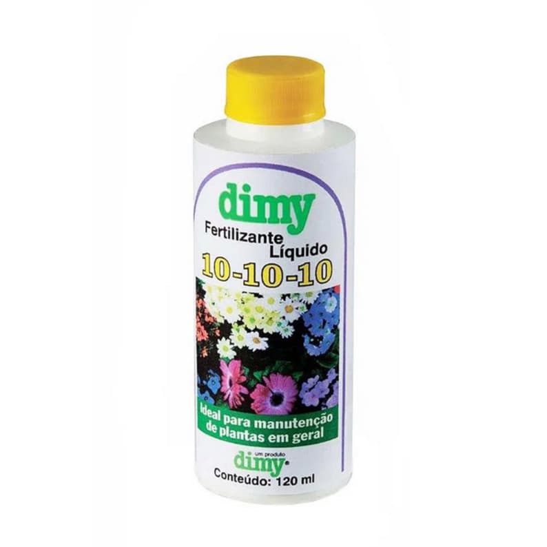 FERTILIZANTE EQUILIBRADO PLANTAS HORTAS NPK 10-10-10 120ml