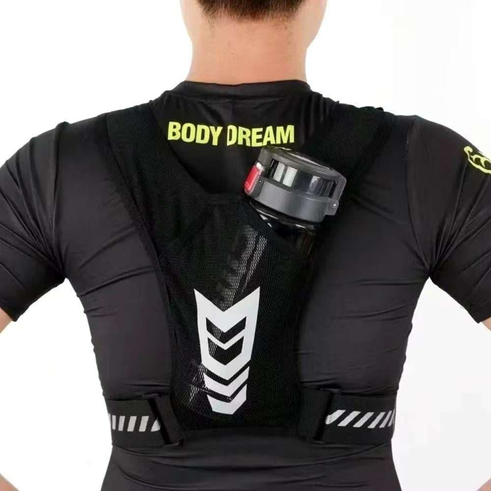 Colete De Corrida Reflexivo Respirável | Equipamento De Fitness De Alta Visibilidade No Peito E Nas Costas Para Exercíci