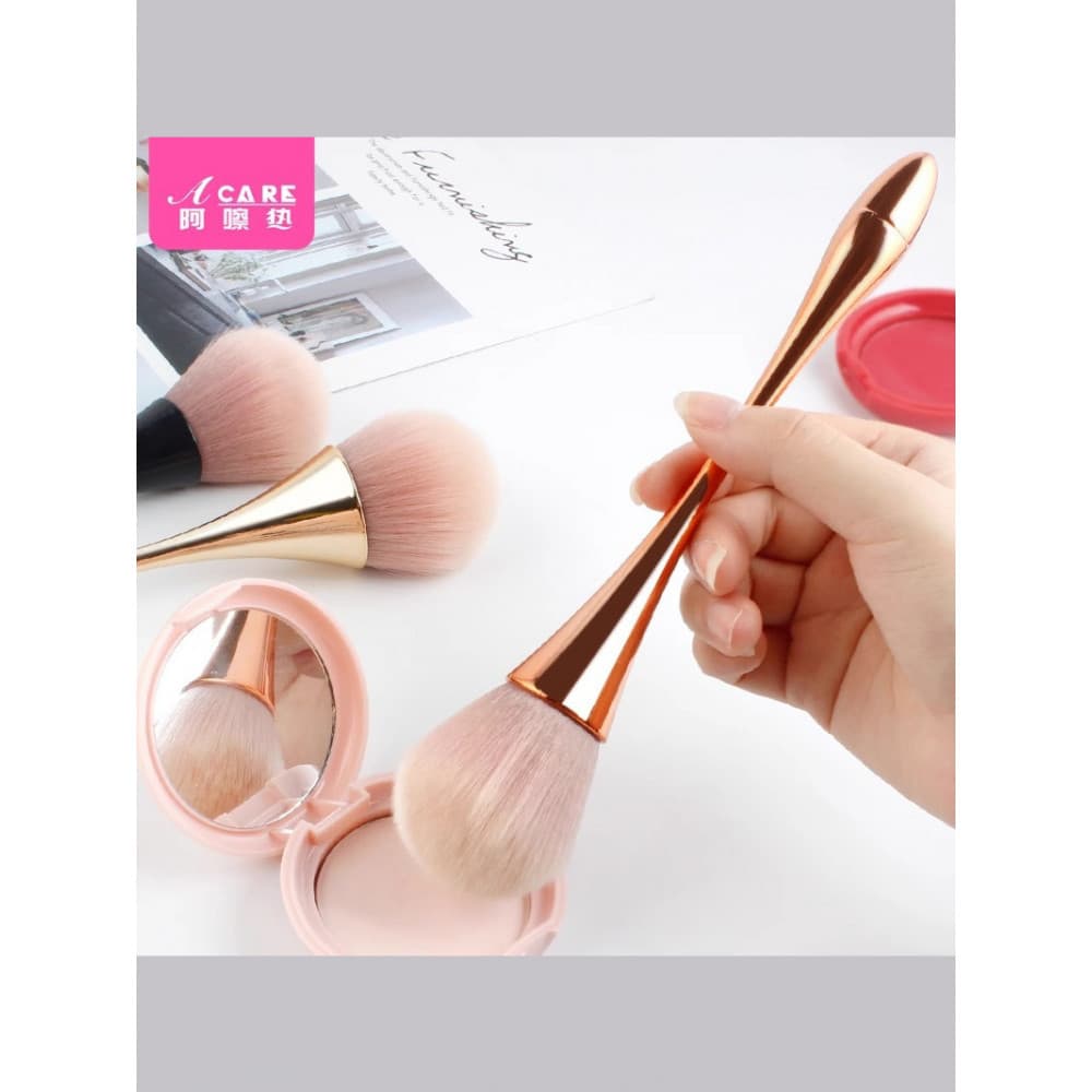Pincel de pó solto B1zfq001-Fácil de começar cintura pequena grande fofo macio portátil pincel de maquiagem Blush pó sol