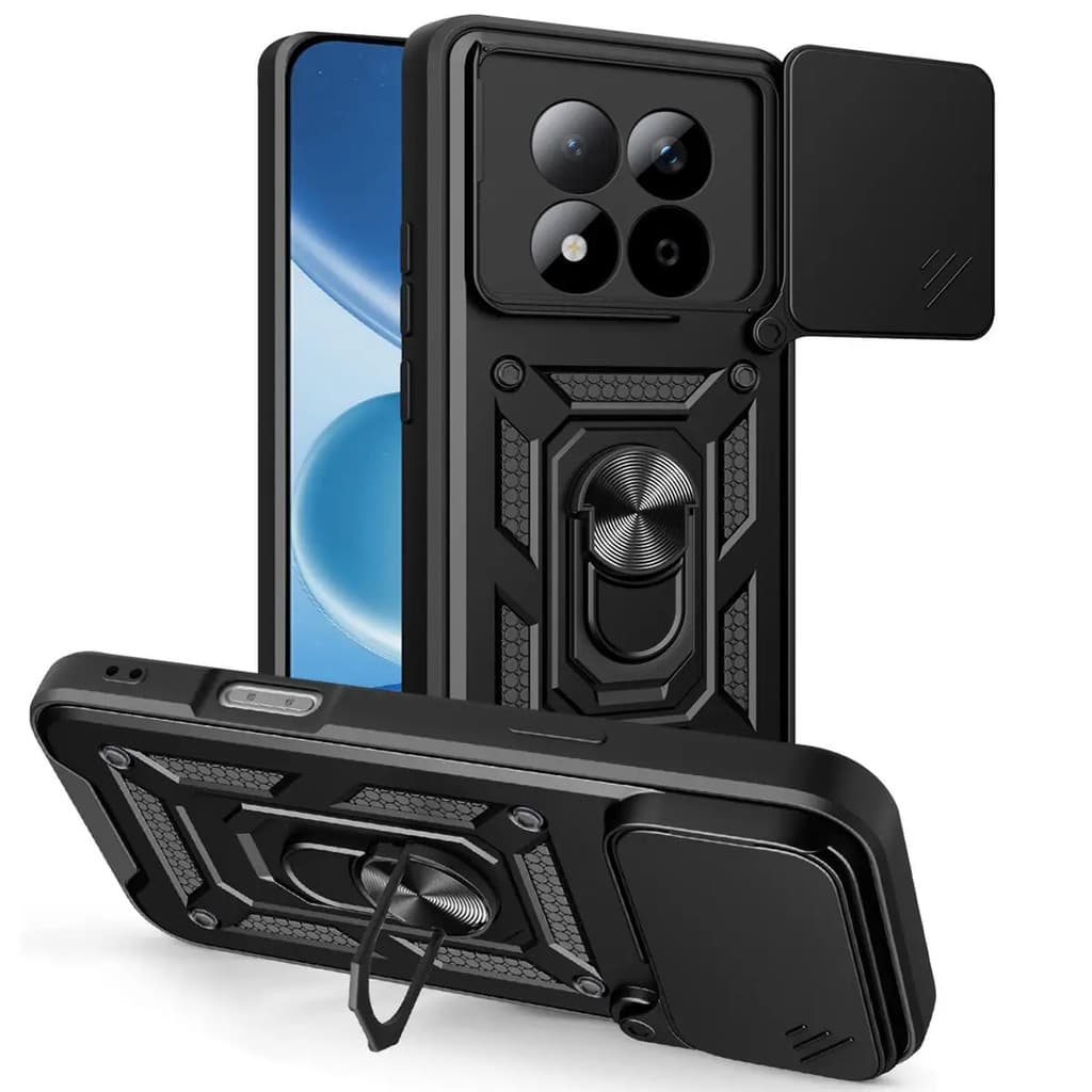Para Redmi Note 15 Pro 14 13 12 4G 5G + Plus Caso À Prova De Choque Slide Lente Armadura Capa