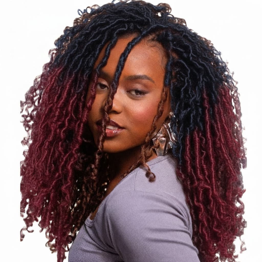 Cabelo Sintético Crochet Minina Nina 45cm