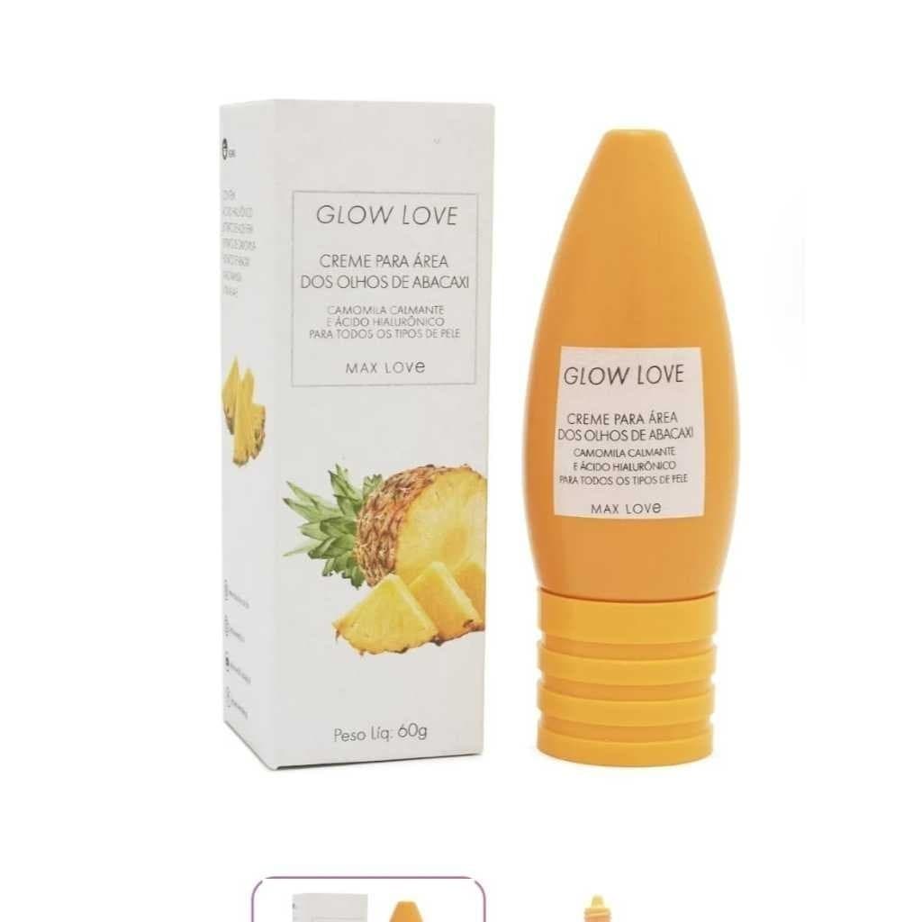 (V)Creme para area dos olhos de abacaxi  Glow Love  Max LoveS1XL