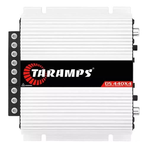 Modulo Taramps Ds440x4 Digital 440w 2 Ohms Amplificador 440 Rms 4 Canais Ds 440watts Estereo Branco 2 Ohms