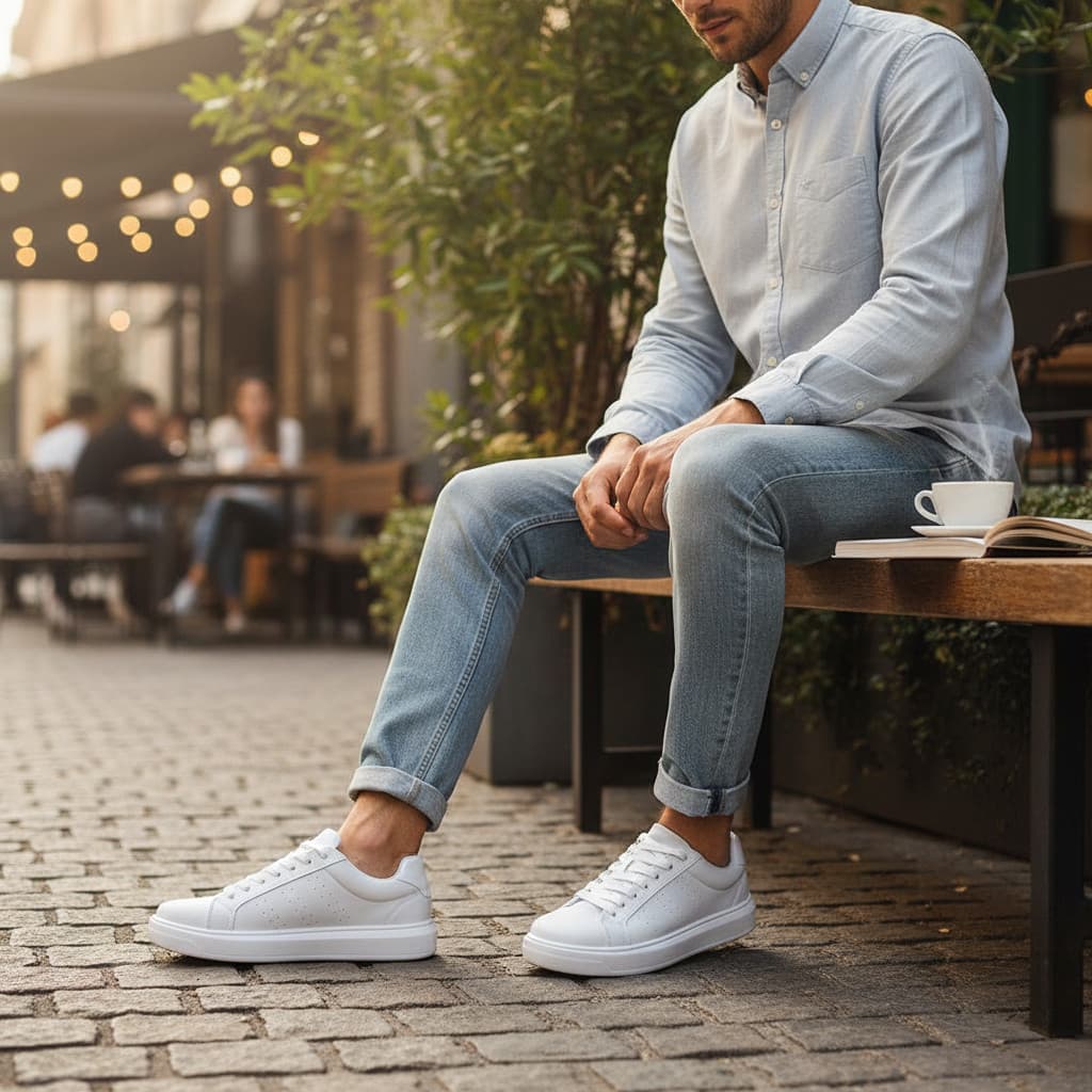 Sapatênis Casual Masculino Tênis Versátil Moderno Estilo Conforto