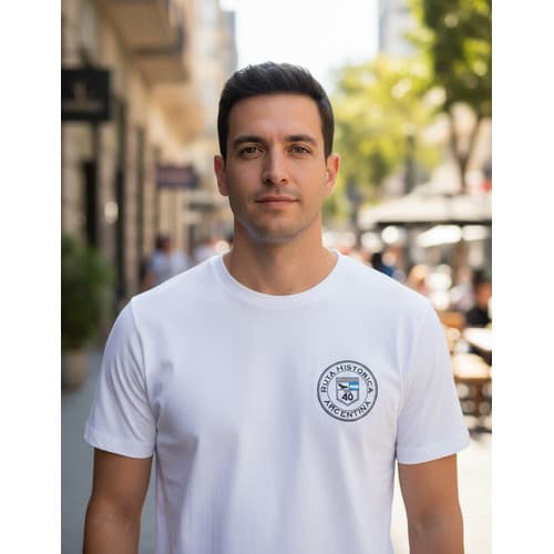 Camiseta Premium 100% Algodão Estampa Ruta 40 Argentina Moto Mototerapia Ruta Histórica Expedição Moto Aventura