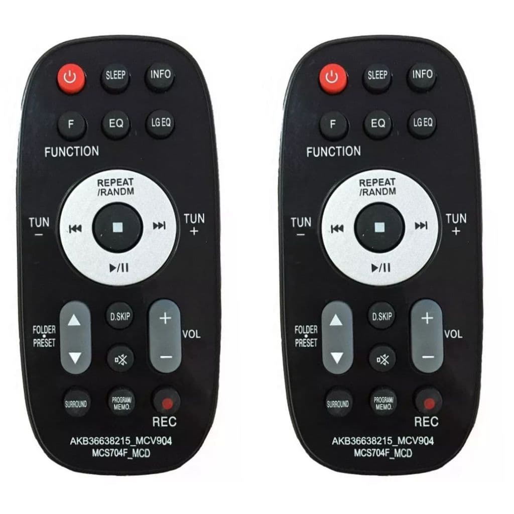 Oferta com 2 Controle Compatível com Micro System Som Lg Akb36638215