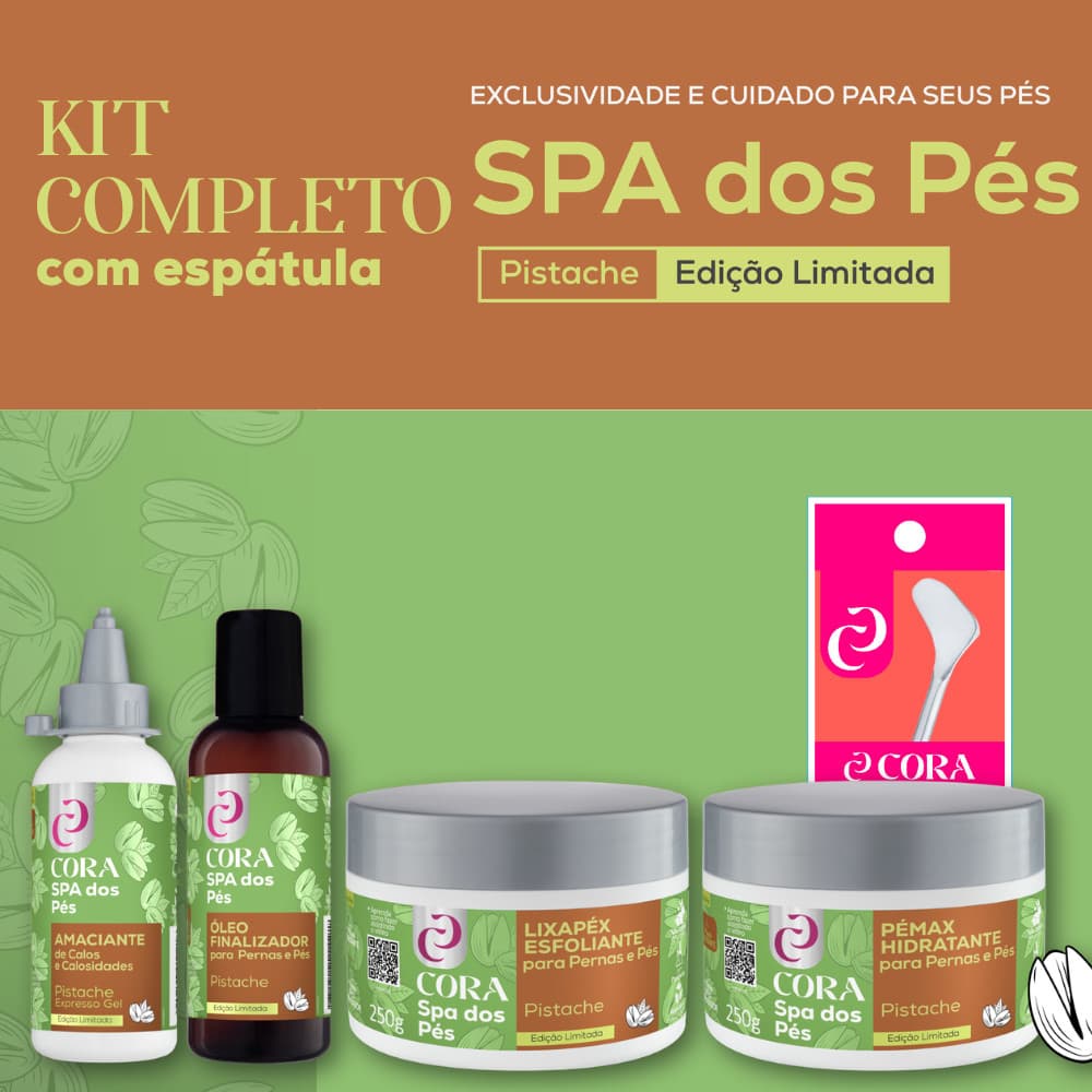 Kit Spa dos Pés Cora Pistache