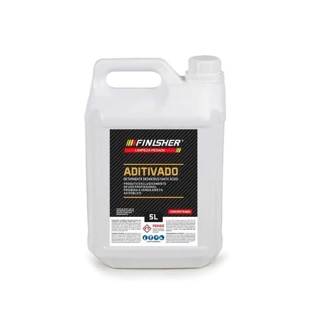 DETERGENTE DESINCRUSTANTE ADITIVADO 5L LIMPEZA PESADA AUTOMOTIVO  - FINISHER