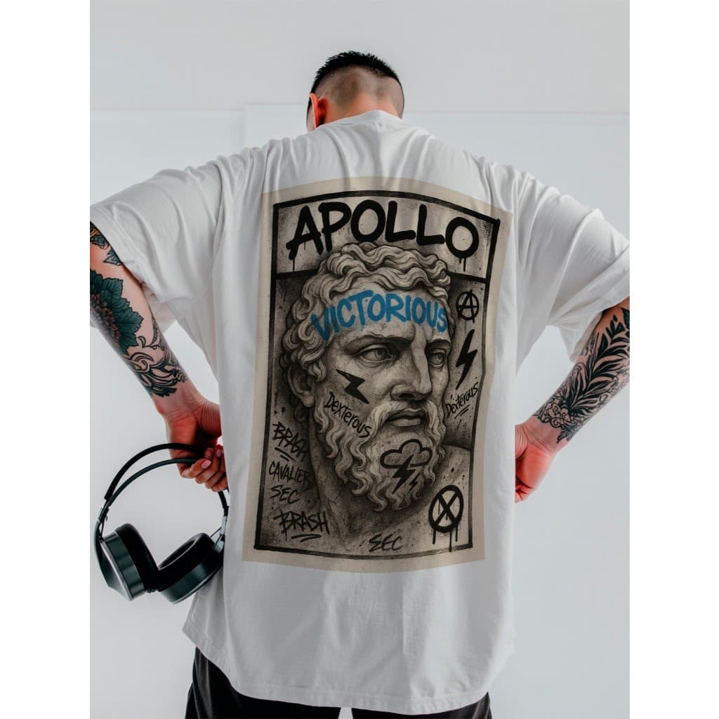Camisa Camiseta Deus do Caos Moderno Oversized  Streetwear Unissex ref4328 Dtff