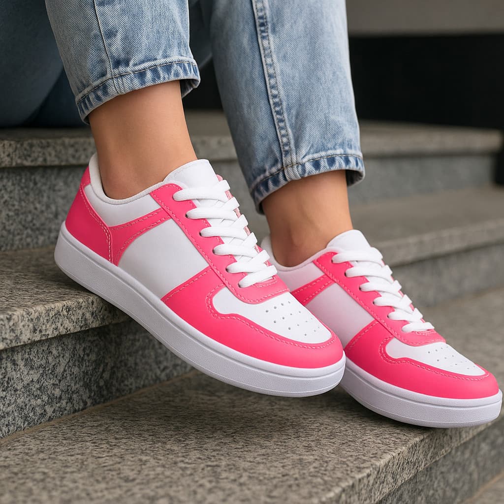 Tênis Feminino Estilo Street – Confortável e Estiloso para Qualquer Ocasião