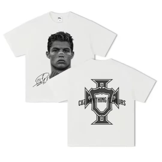 Camiseta Camisa Blusa Algodão Unissex Summer Cristiano Ronaldo Melhor Do Mundo Futebol