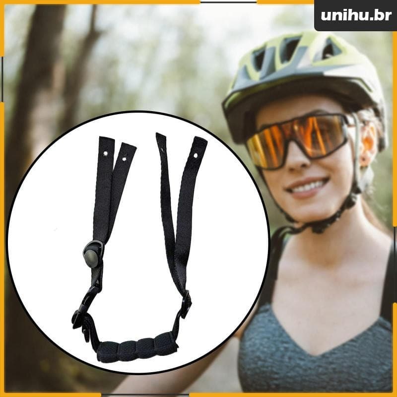 Peças de Reparo de Cinta de Queixo para Capacete Fácil de Instalar para Bicicleta de Montanha e Capacete de Motocicleta