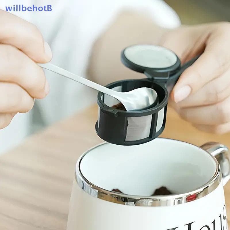 [WillbehotB] Colher De Filtro De Café Cápsula Reutilizável Em Pó Infusor De Chá Coador De Folhas Soltas Colheres Filtros