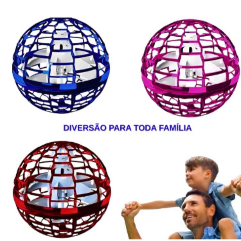 Brinquedo Bola Spinner Voador Led Drone Brinquedo Divertido e Colorido Para Crianças YY-153
