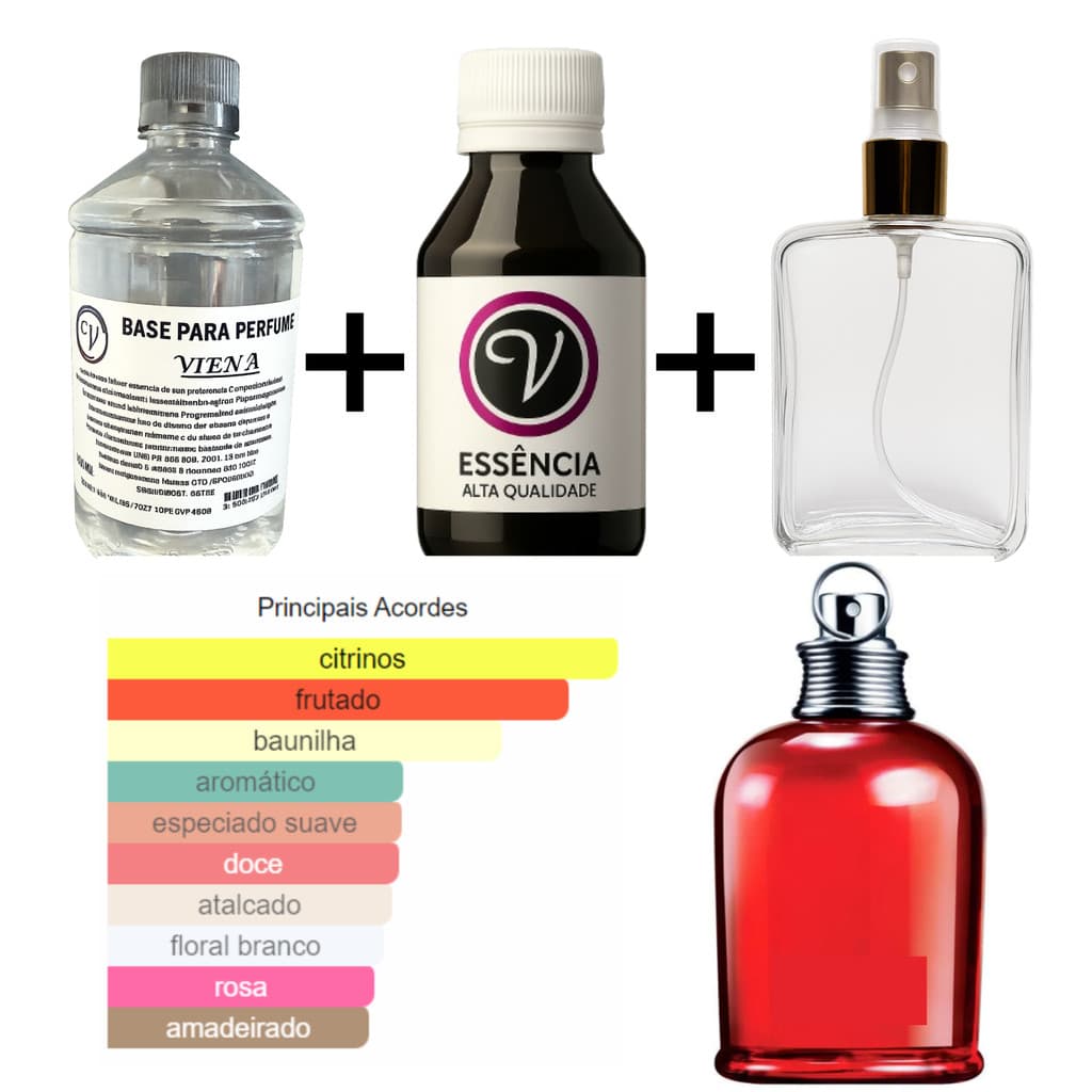 Kit para Perfumista Completo Iniciante AMOR - Essência Óleo
