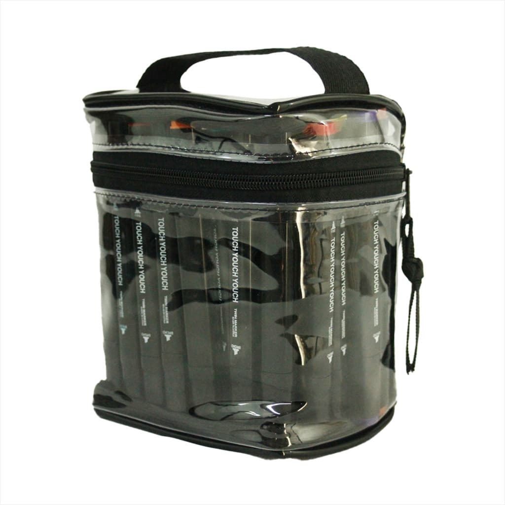 Estojo Color Friends Preto (Armazena 48 Canetas)