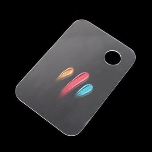Placa Acrílico Para Misturar Base Corretivo Maquiagem 1un