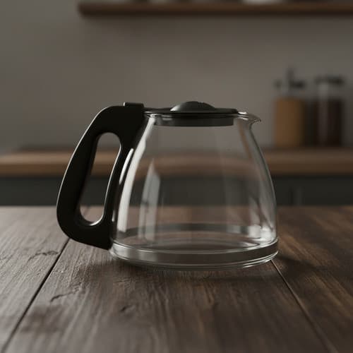 Jarra para compativel cafeteira Mallory Tempus Digital Preto vidro forte