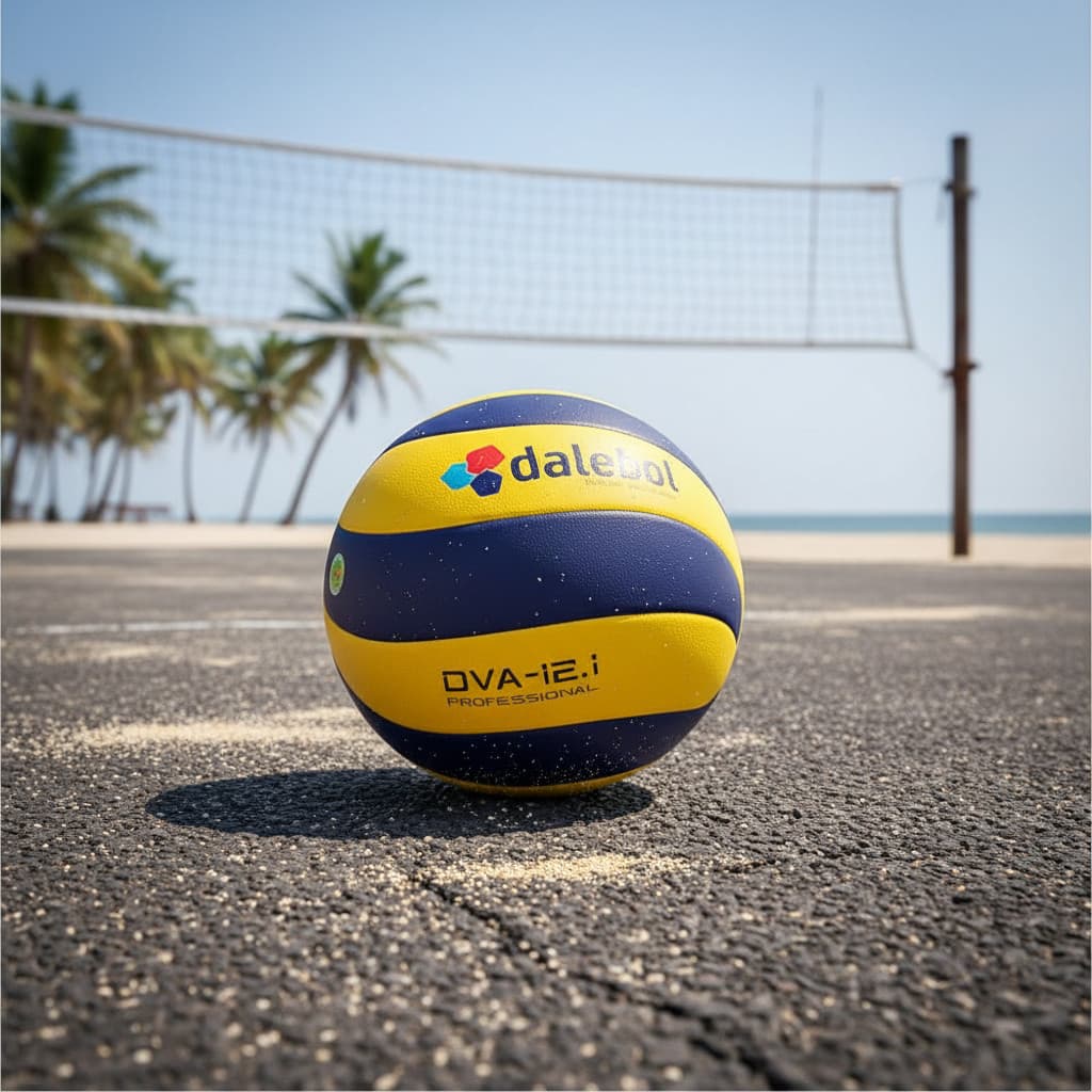 Bola De Vôlei Quadra E Praia Cor Amarelo Azul Dalebol