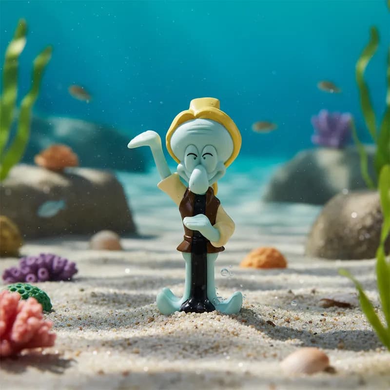 Boneco Lula Molusco Bob Esponja Burger King 2025