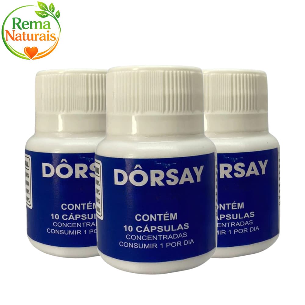 Kit 3 Frascos DORSAY 500mg Original
