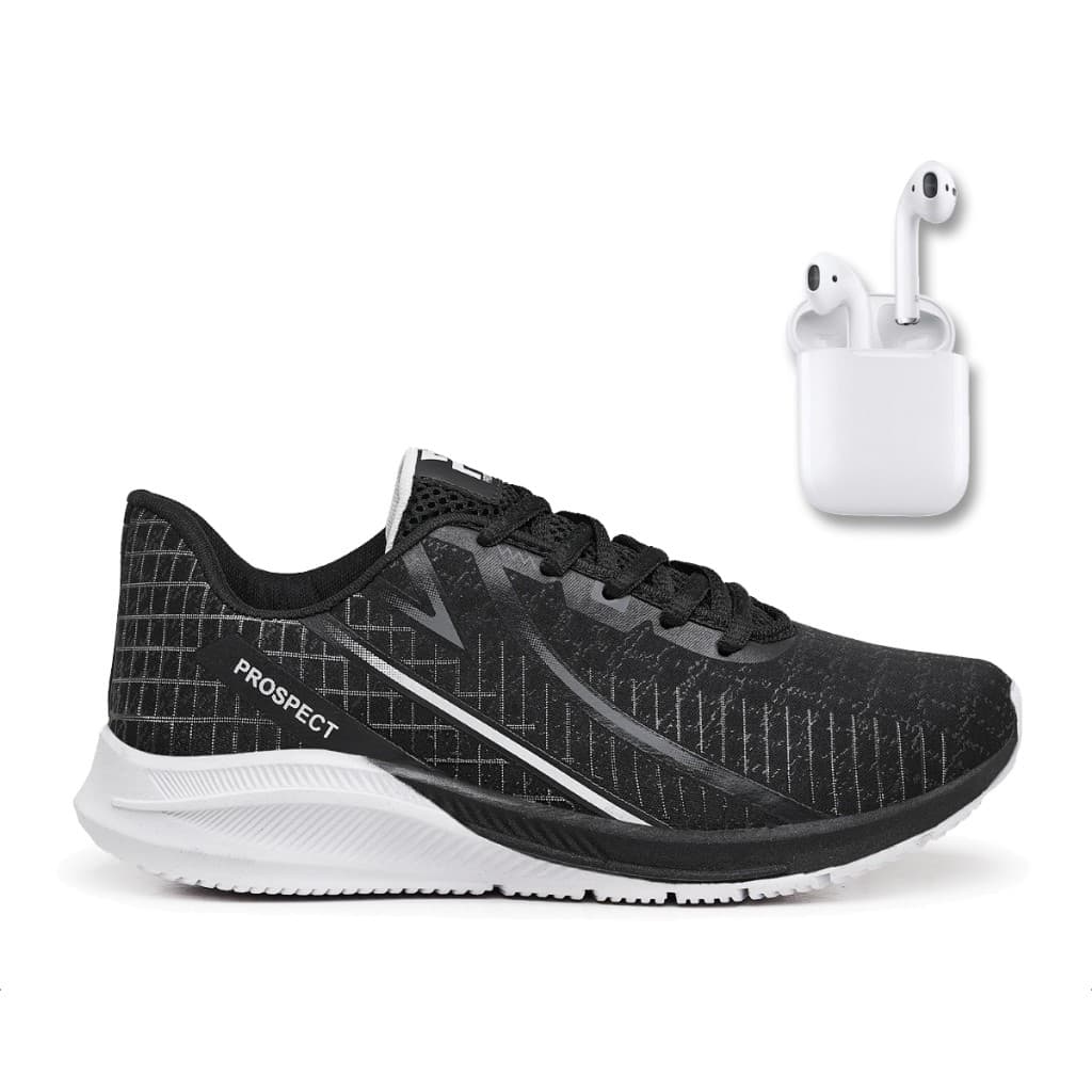 Tênis Masculino Prospect Spark Esporte Leve Indicado Para Treino + Fone