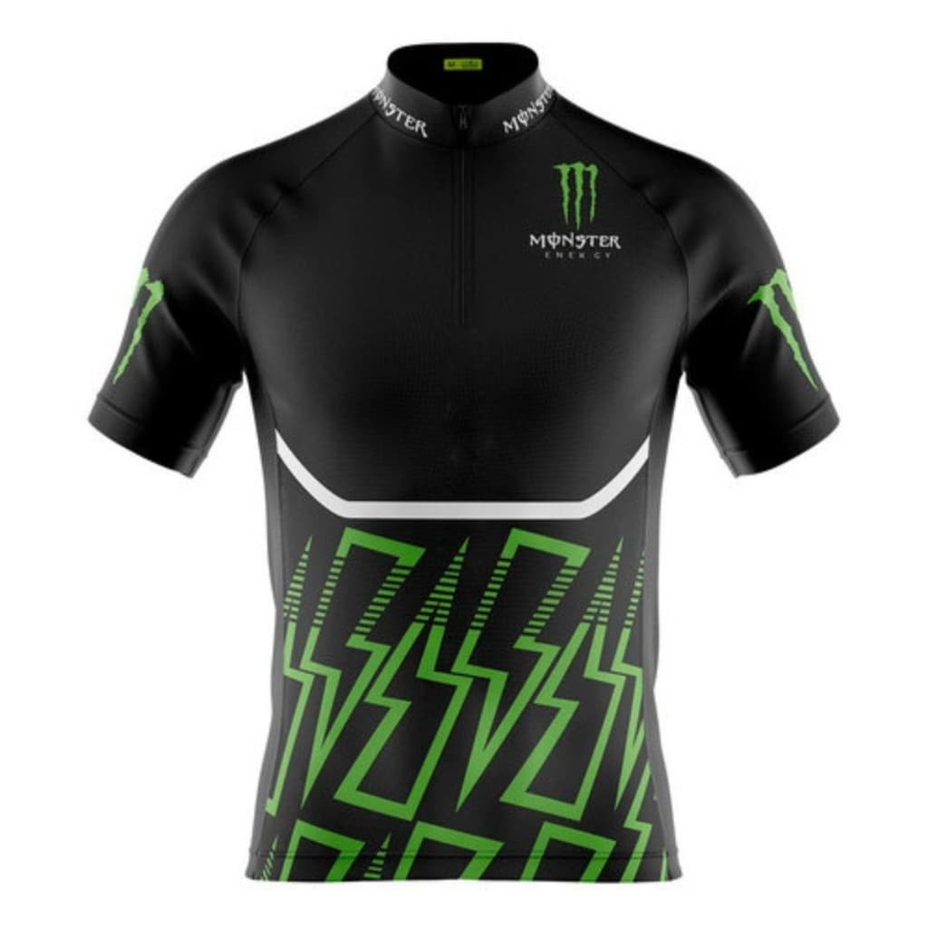 Camisa Ciclismo Masculina Dryfit Proteção UV Bike MTB Speed Monster