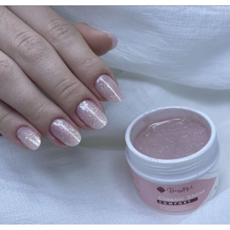 Gel Classic Shine 14g - Comfort - Beautiful Nails - gel construtor, alongamento de unhas, hard, glitter, unha artificial