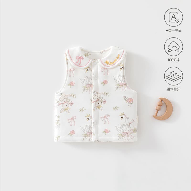 Colete térmico para bebê 60g, roupa interna superior única