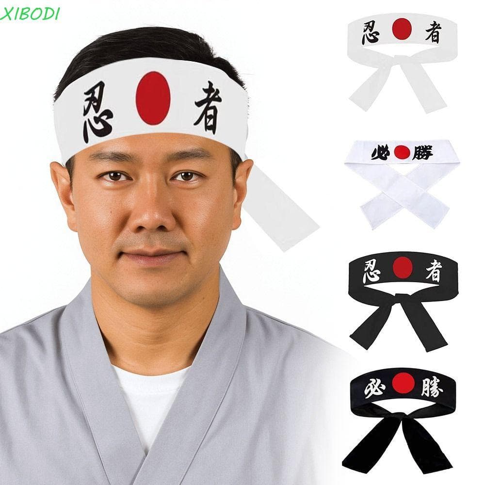 Tiara XIBODI Hachimaki , Faixa De Cabeça Japonesa Respirável Higroscópica , Bandana De Karatê Multiuso