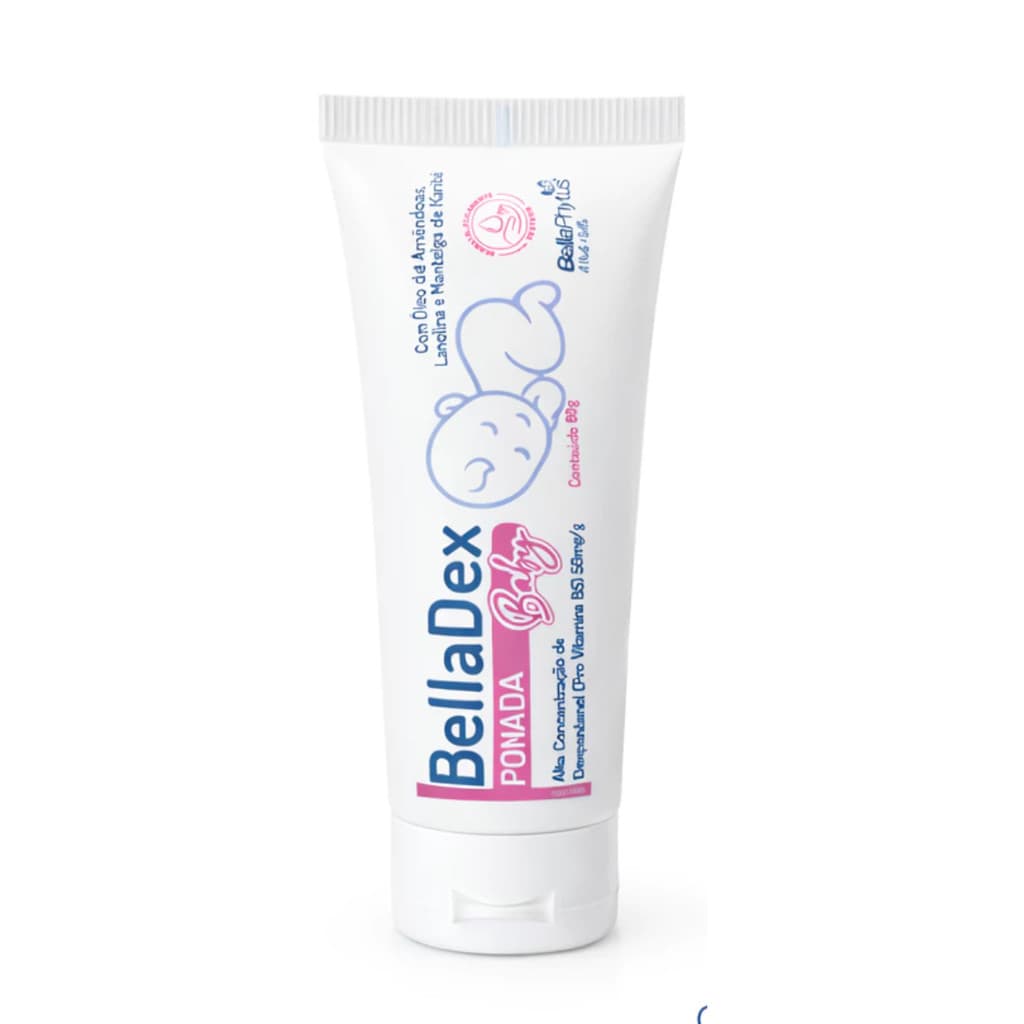Pomada para Assadura BellaDex Baby 60g com Pantenol e Amêndoas