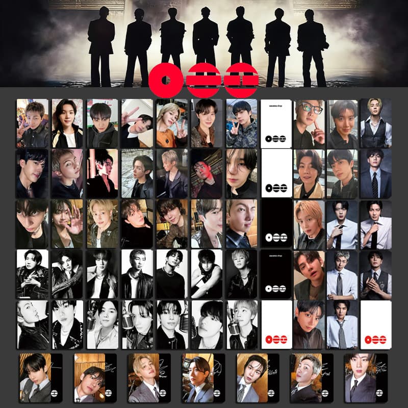 Kpop Ídolo   Cartões Bônus Álbum Cartaz Postais Da Sorte