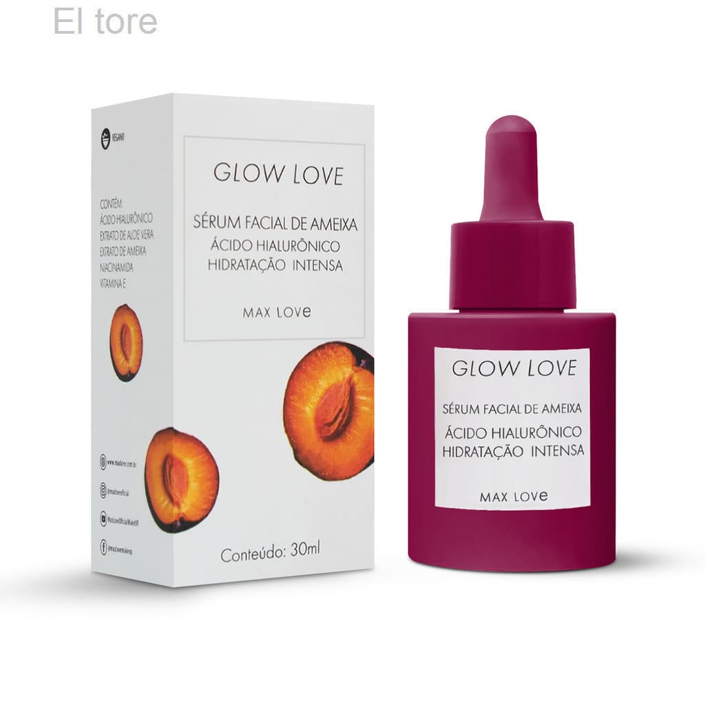 (V)Sérum Facial de Ameixa Glow Love - MAX LOVEEUXF