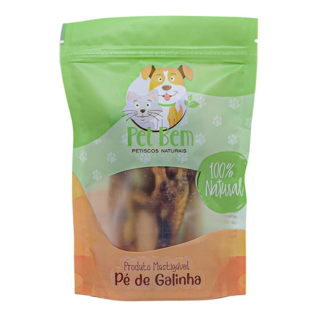 Pé de Galinha/Frango Desidratado para Caes Petbem - 4un
