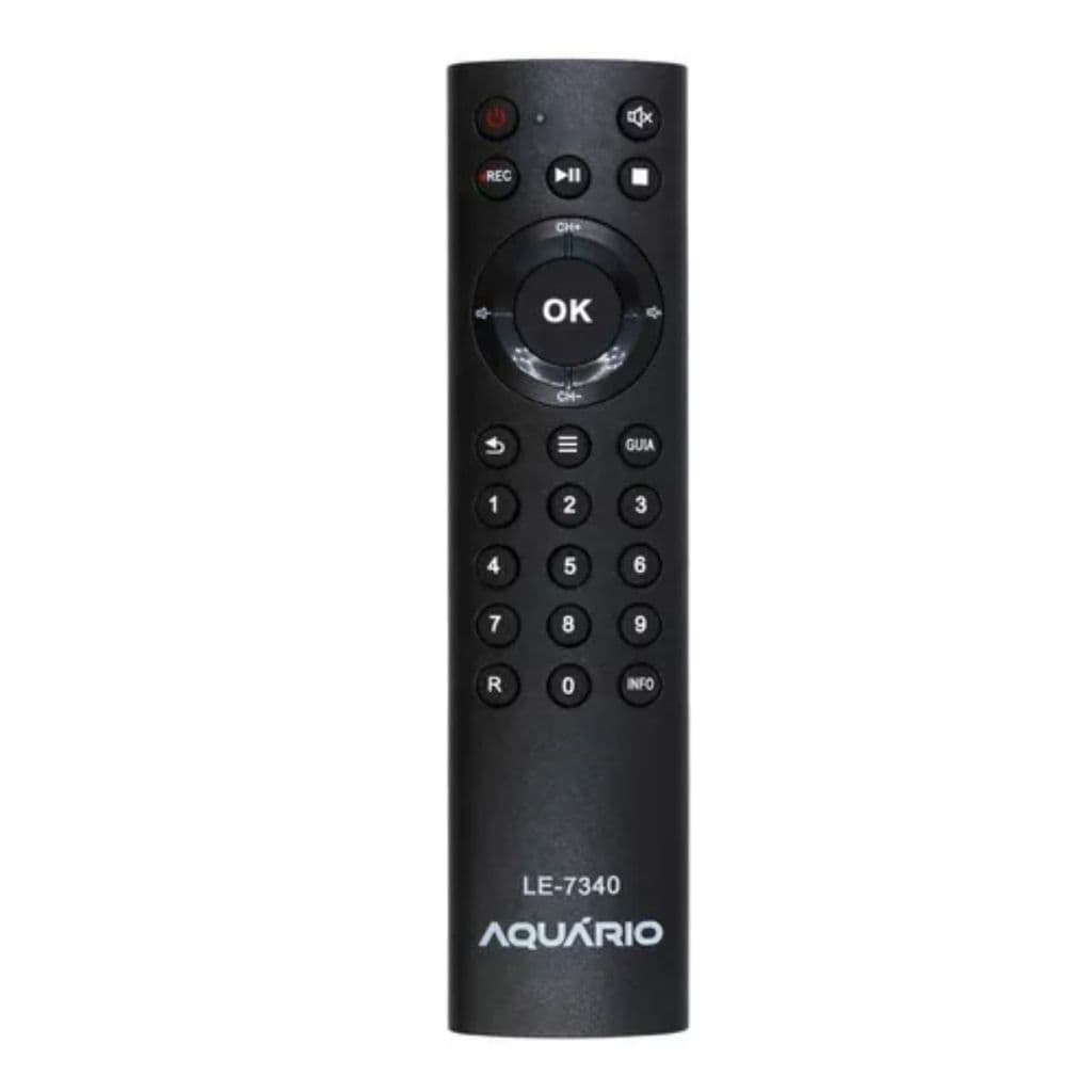 Controle Remoto Para Conversor Digital Aquário Dtv-9000