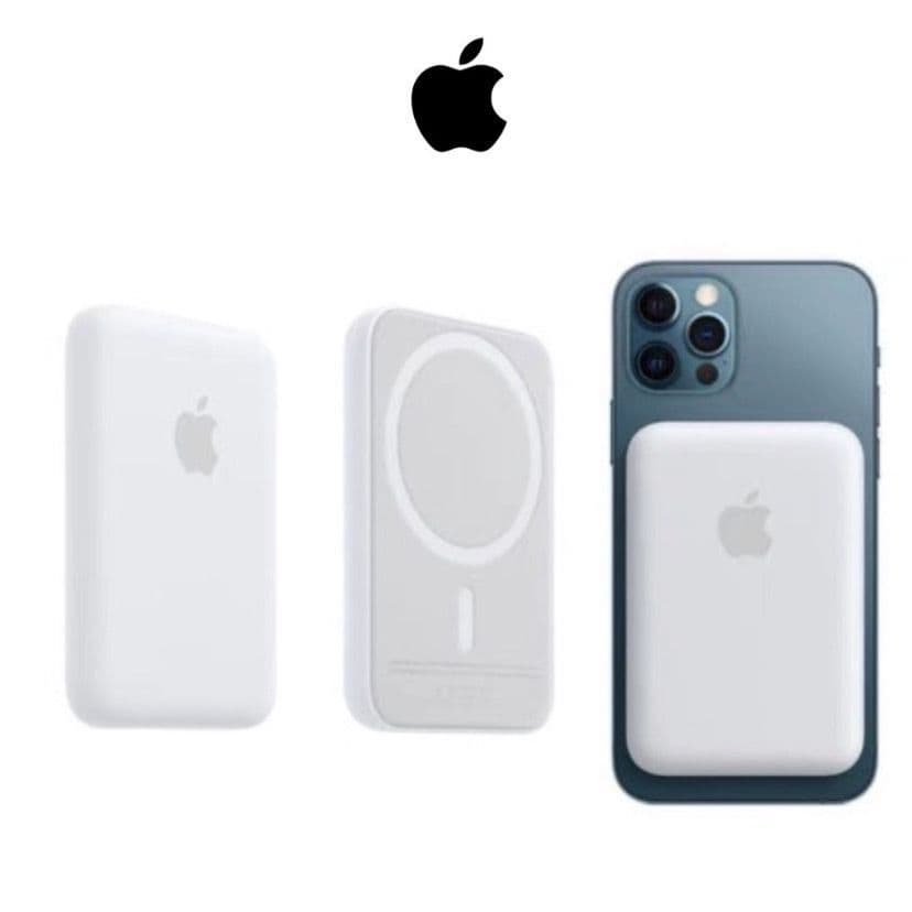 Carregador Portátil Indução iPhone Magsafe Apple Sem fio Bateria Carga