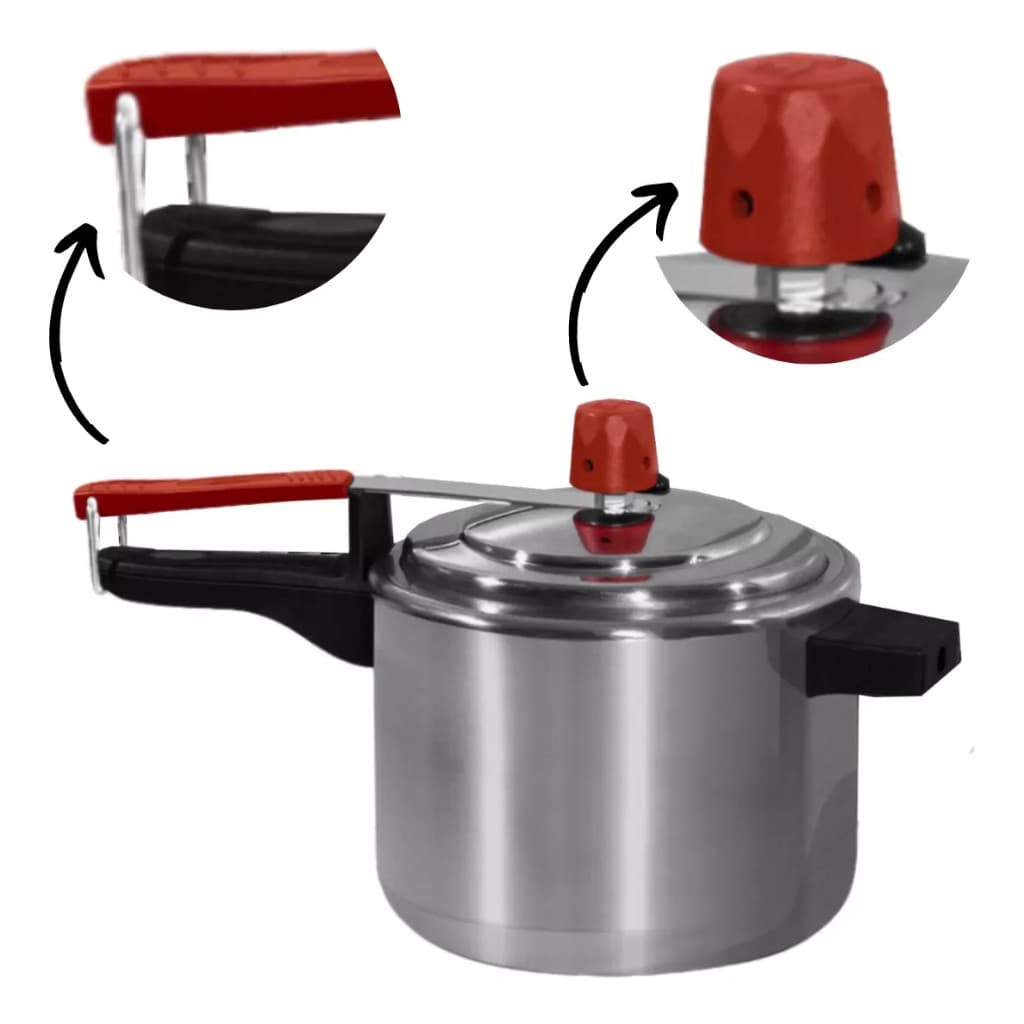 Panela Pressão 4,5 litros Alumínio Polida 2026