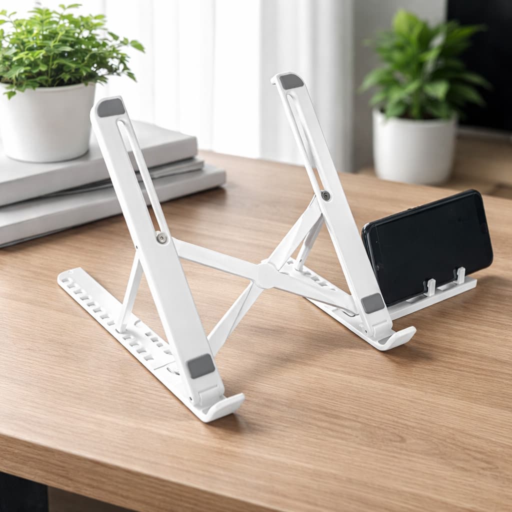 Suporte para Notebook e Celular Portátil Dobrável OR-SP14