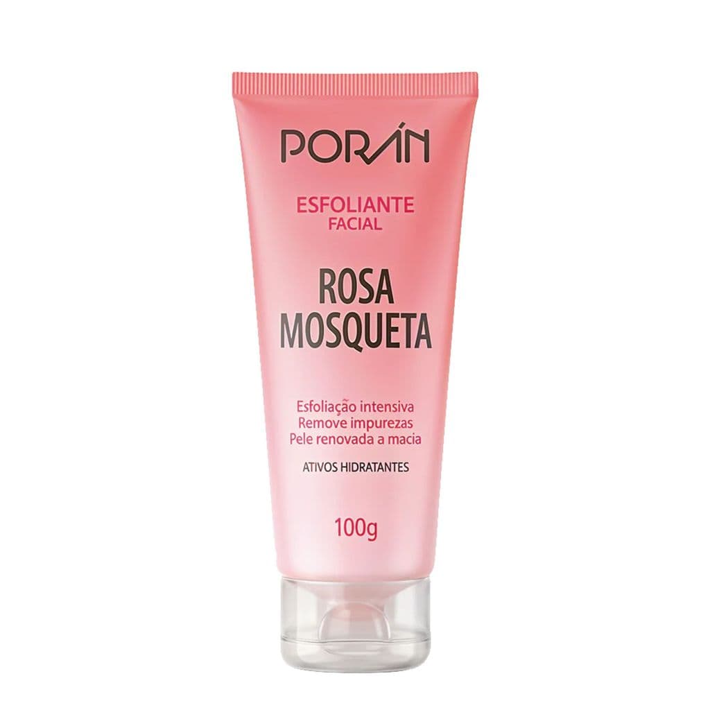 Esfoliante facial rosa mosqueta - Porán