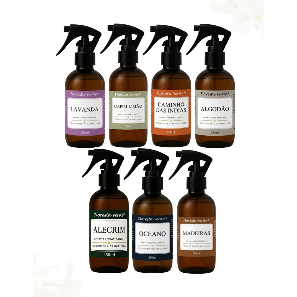 Spray Aromatizador ambiente premium  250ml Floresta Verde Perfume De Ambiente